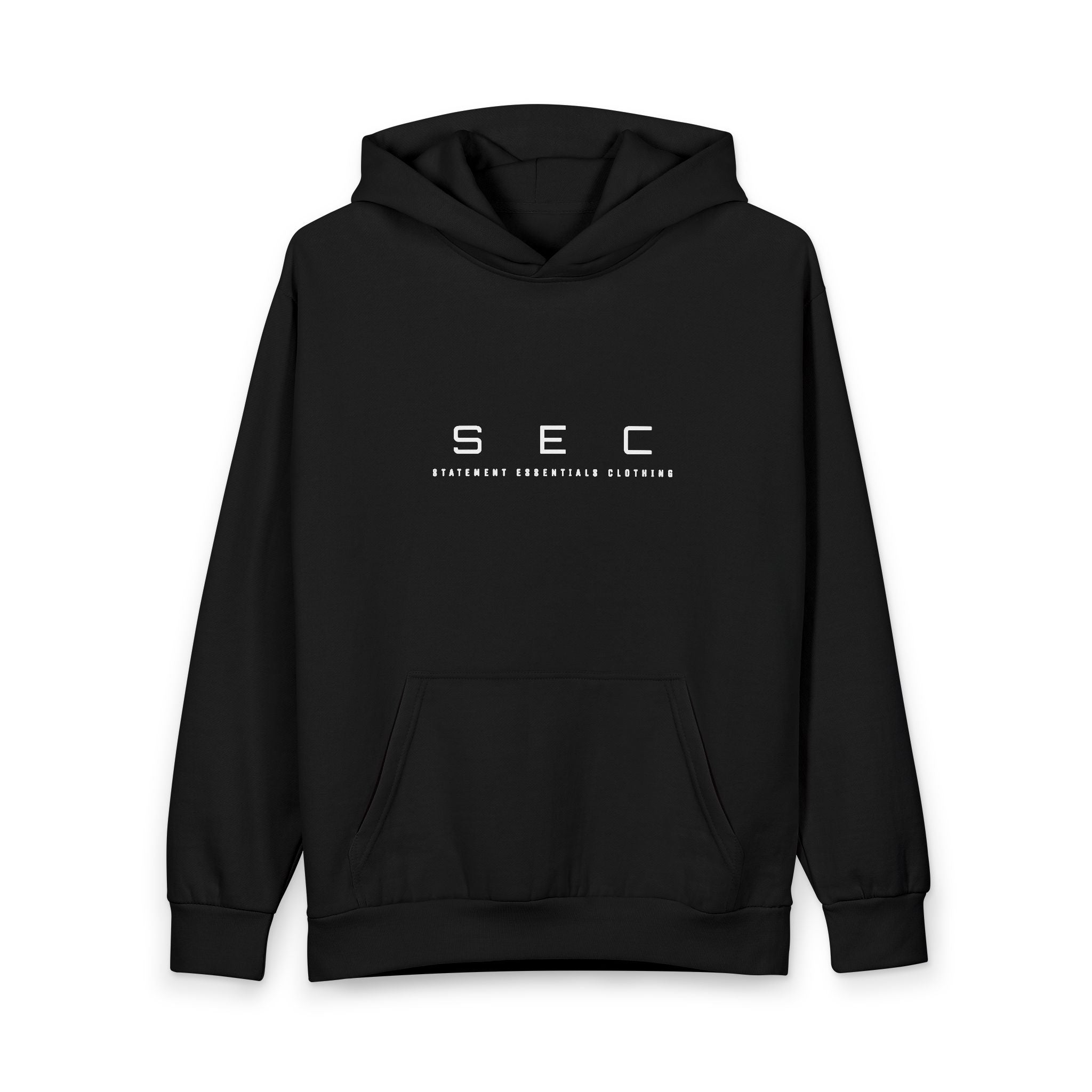 Statement Essential Clothing Pullover hoodie.